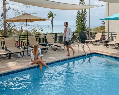 upper pool Bel Jou Hotel St. Lucia 500 X400